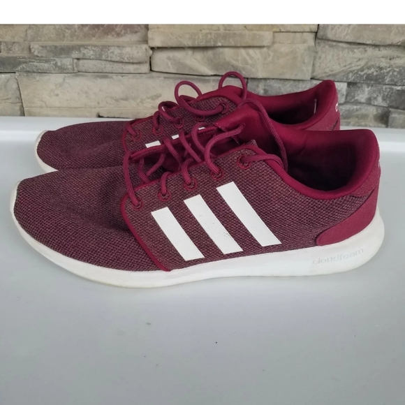 Adidas HWA 1Y3001 Womans red White Cloudfoam Running Shoe/ Sneaker Sz 9.5 LV Fem - Picture 8 of 10